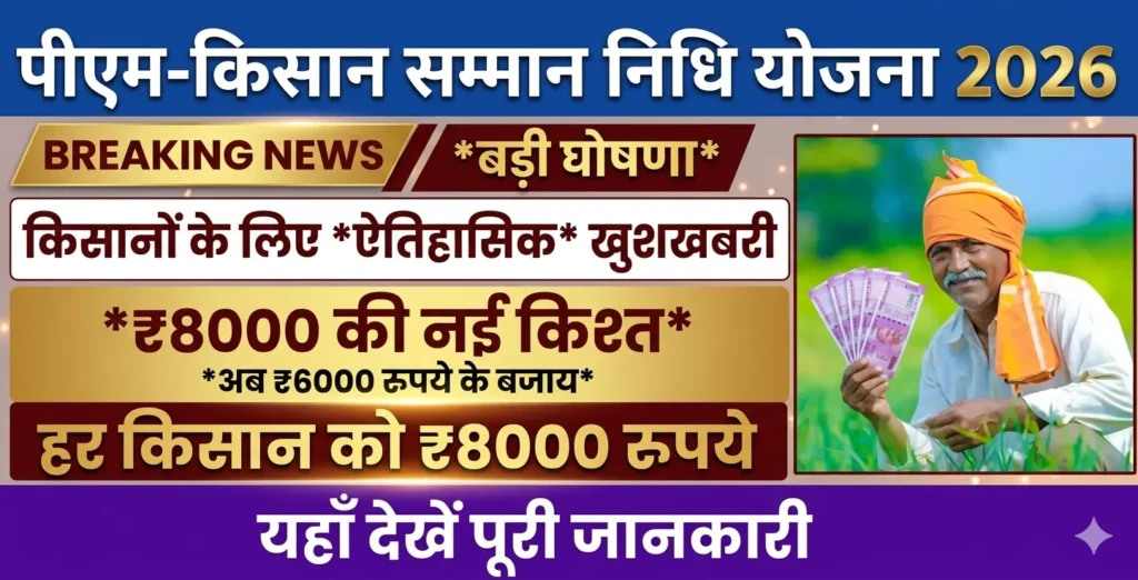 2026 kisan samman nidhi yojana