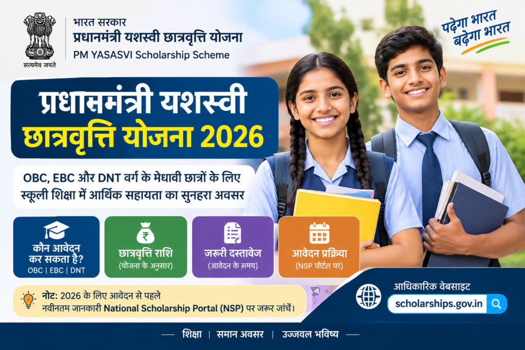 pm yashasvi scholarship yojana 2026