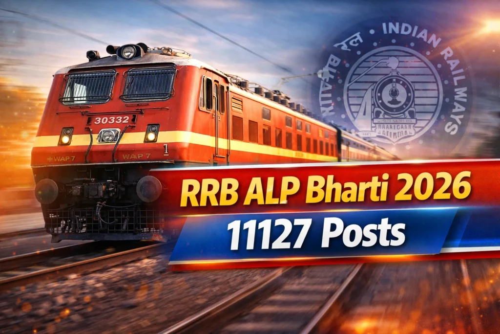 RRB ALP Recruitment 2026 notification for 11127 posts apply online रेलवे भर्ती