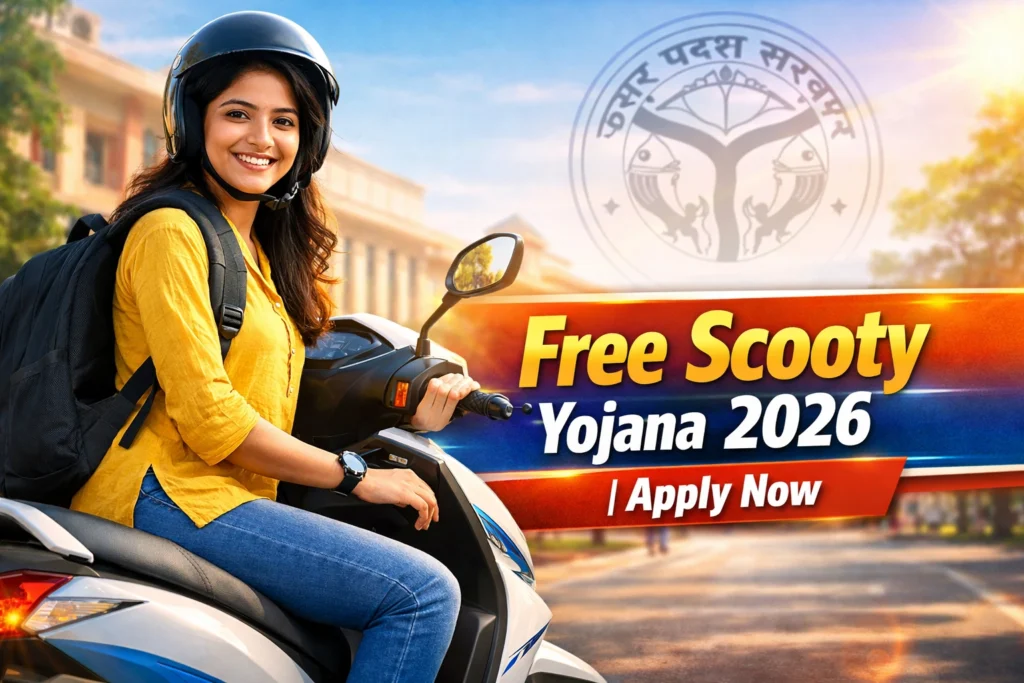 UP Free Scooty Yojana 2026 registration process for female students in Uttar Pradesh