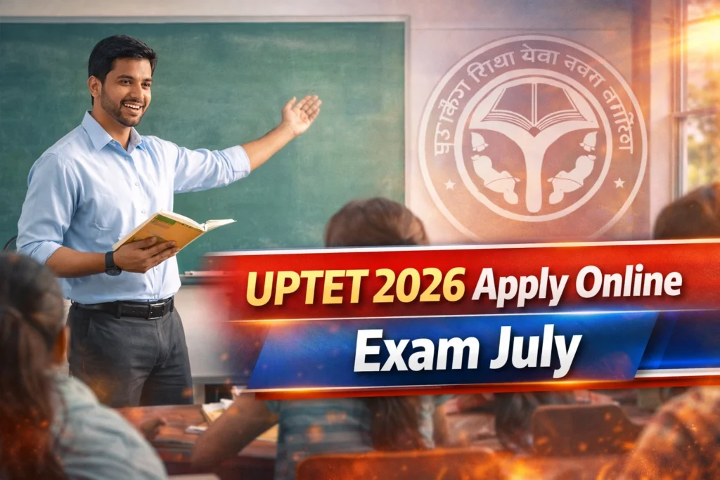 UPTET 2026 online exam date 2 to 4 July notification details