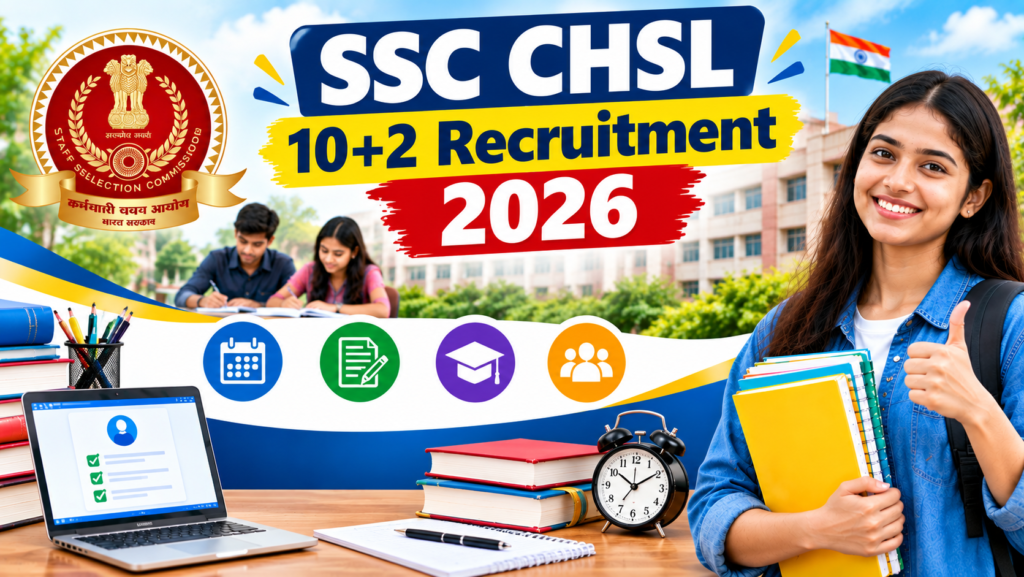 SSC CHSL 10+2 Recruitment 2026